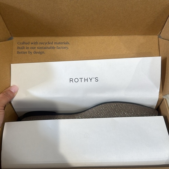 Rothy’s The Point II - Light Pewter - Picture 7 of 8